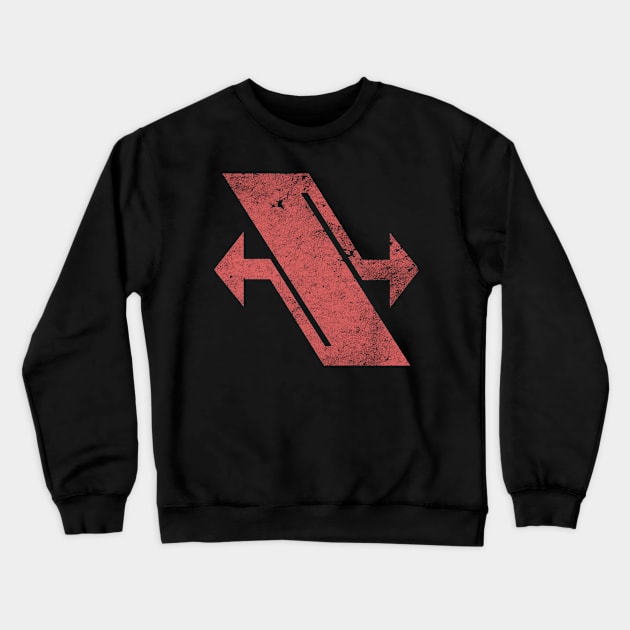 Zap It Sideways Crewneck Sweatshirt by Victopia